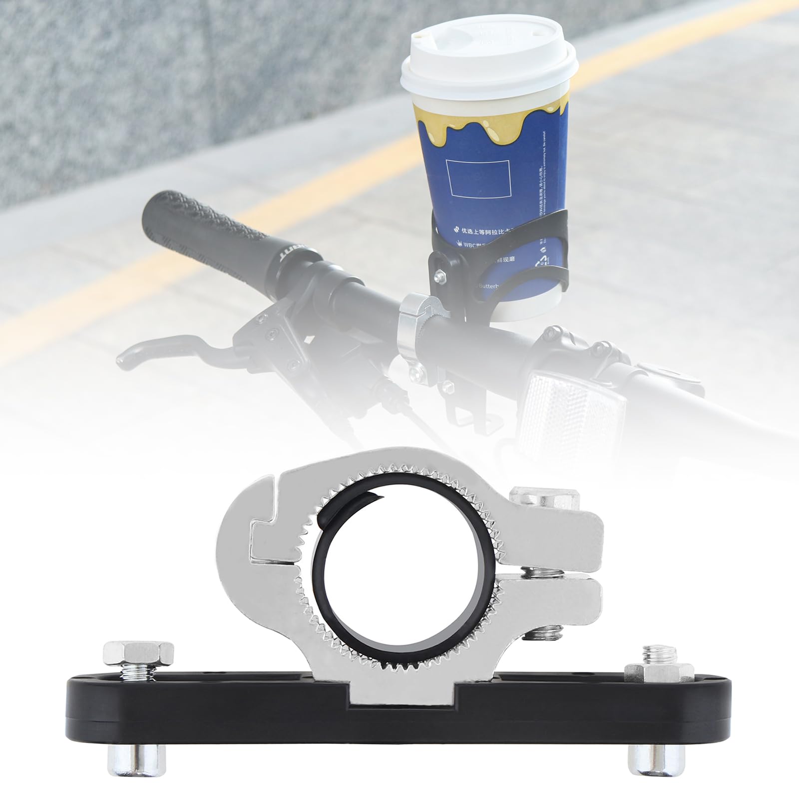 Tobefore Bicycle Water Bottle Cage Holder Mount Adapter Motorcycle MTB Bikes Kettle Rack Mount Adjustable Support Aluminum Alloy Cycling Parts