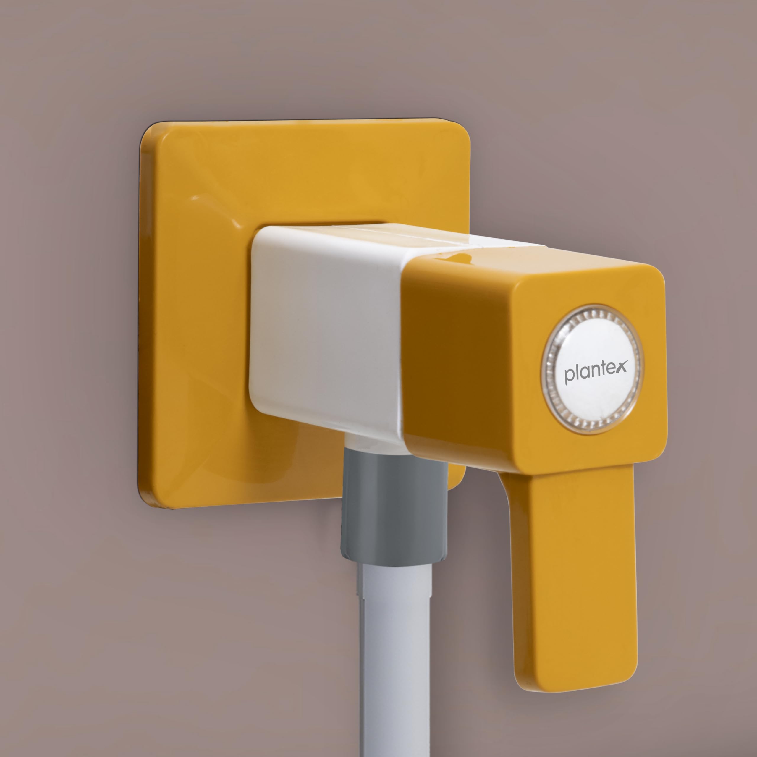 Plantex PTMT EDS-124 Single Way Angle Valve with Wall Flange & Teflon Tape for Bathroom/Angular Stop Cock (Yellow & White) (B0CQ4VLQ1J) Amazon Price History, Amazon Price Tracker