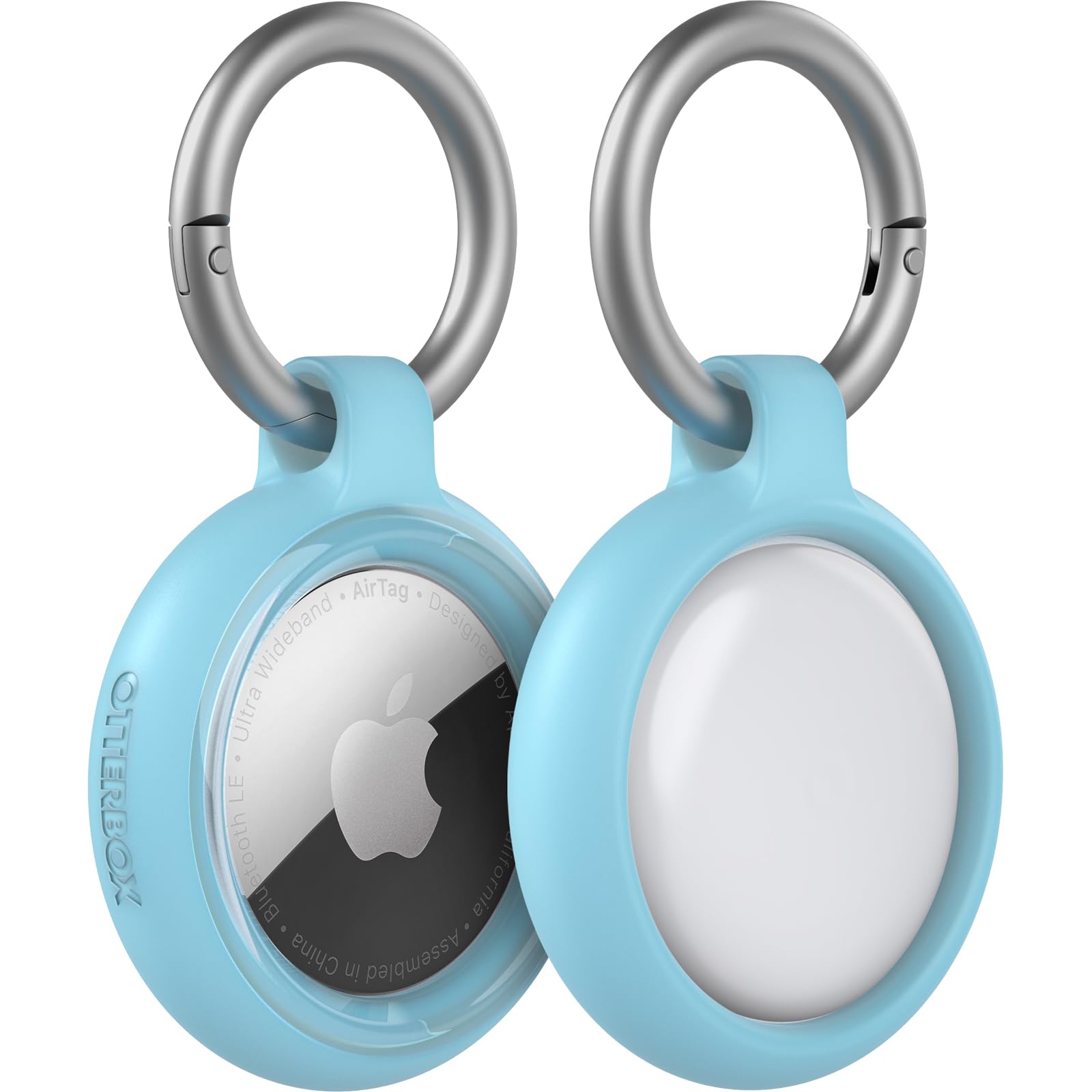 OtterBox Case for Apple AirTag - Secure & Protective Holder, Easy Installation & Snug Fit, Incudes Durable Carabiners (Regalia)