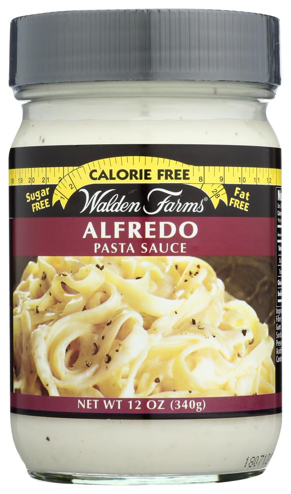 Calorie Free Pasta Sauce Alfredo 12 fl oz (Pack of 3) by Walden Farms