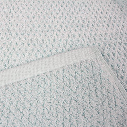 Everplush Diamond Jacquard 6 Piece Bath Towel Set, Spearmint #TOP1