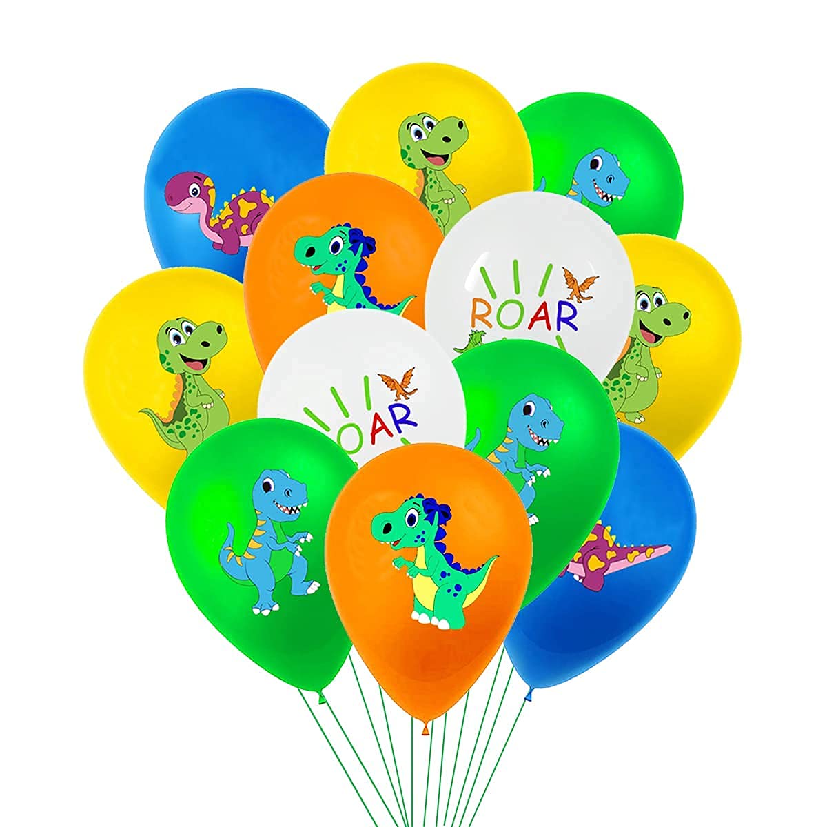 40PCS Dinosaurs Latex Balloons for Dinosaur Theme Party Decorations