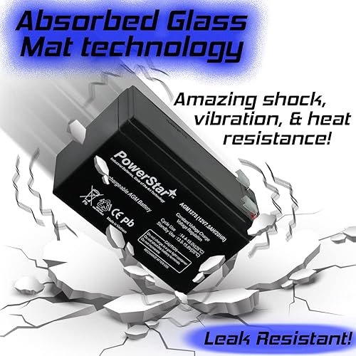 Miniatura 9 de POWERSTAR Batería de repuesto de 12V 7.5AH para APC ES500 ES550 LS500 RBC110 RBC2