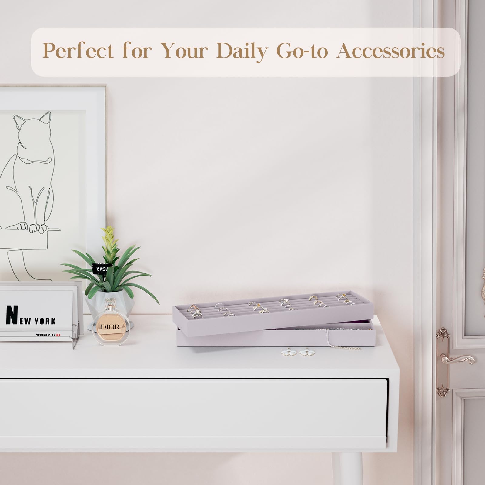 送料込】ドレッサー 化粧台 アクセサリートレー 送料込