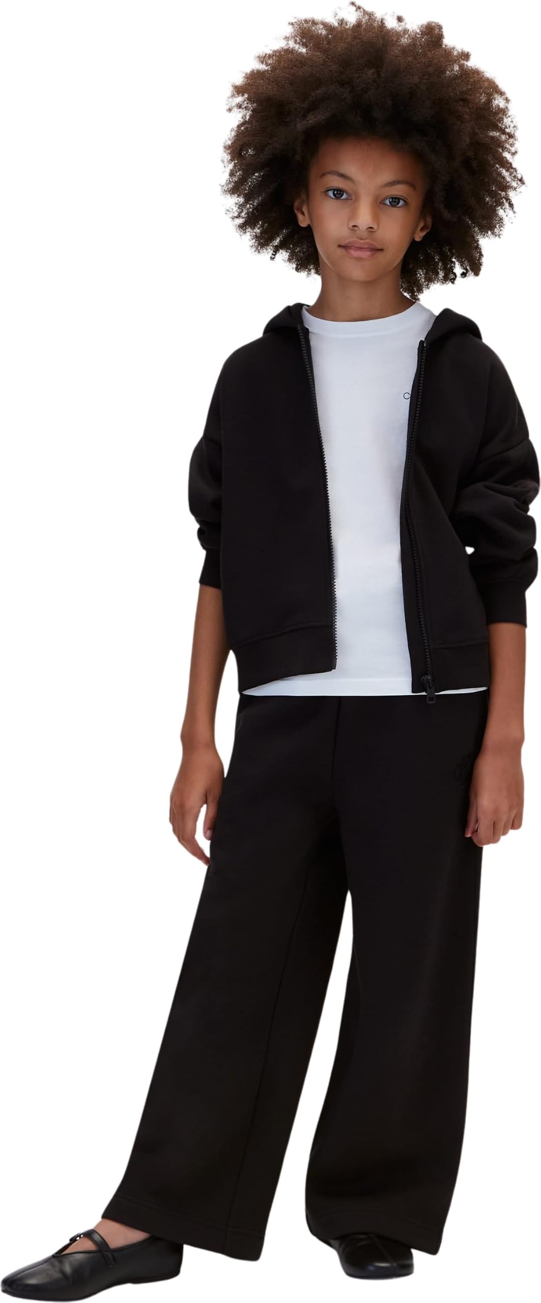 Calvin Klein - Basic CK Wide Leg Sweatpant Lvckfjc17g, Pantaloni da Tuta Bambine e Ragazze