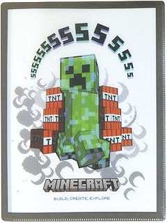ケイカンパニー Minecraft ハードカバー ポケット クリアファイル クリーパー H310×W235mm MCT-HP-CP