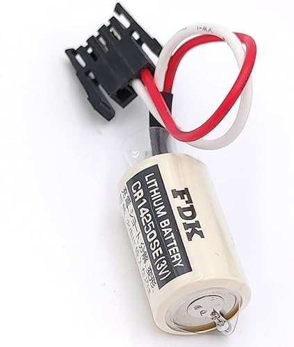 Miniatura 3 de DCYNXC 50-Pieces 3V 1747-BA Replacement PLC Lithium Battery for FDK CR14250SE AB Allen Bradley 1769-BA 1756-BA1 SLC-500 Series Controls