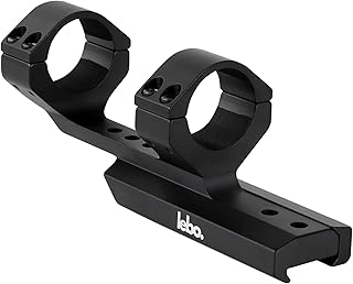 LEBO Optics Picatinny Scope Mount with Protective Tape, Matte Black, Perfectly Concentric, Low-Reflective Surface, 6061 Aluminum Alloy - LEBO