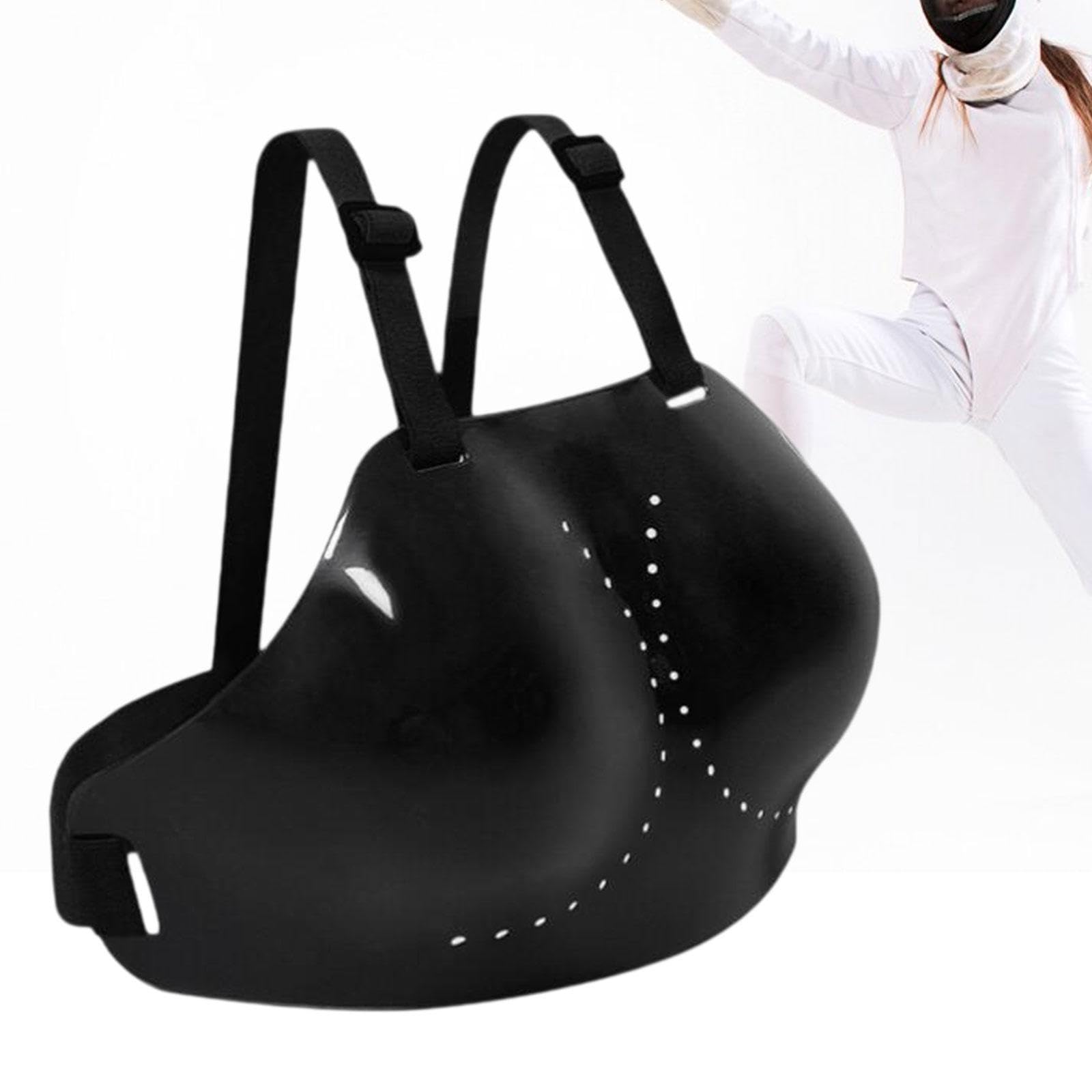 Plastron Fencing Armure de Poitrine Protection Ergonomique en PP Bretelles Ajustables Femmes