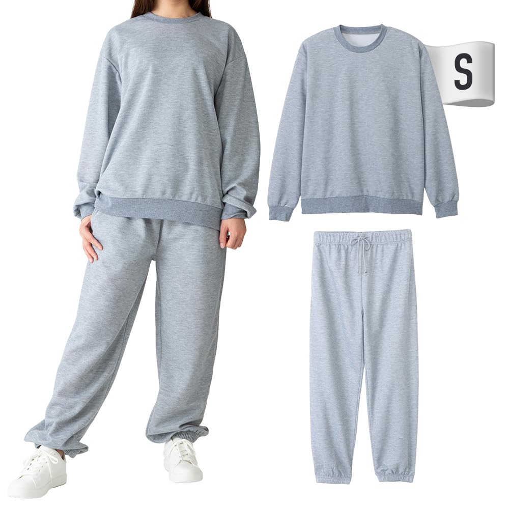 Amazon.co.jp: スウェット上下セット Sサイズ グレー : ファッション