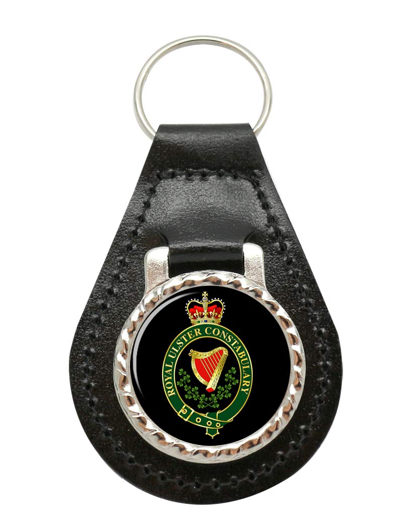 Giftshop UK Royal Ulster Constabulary RUC Leather Key Fob
