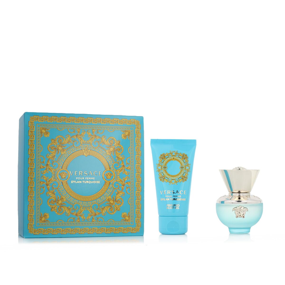 Versace Zestaw perfumy damskie EDT Dylan Turquoise 2 szt