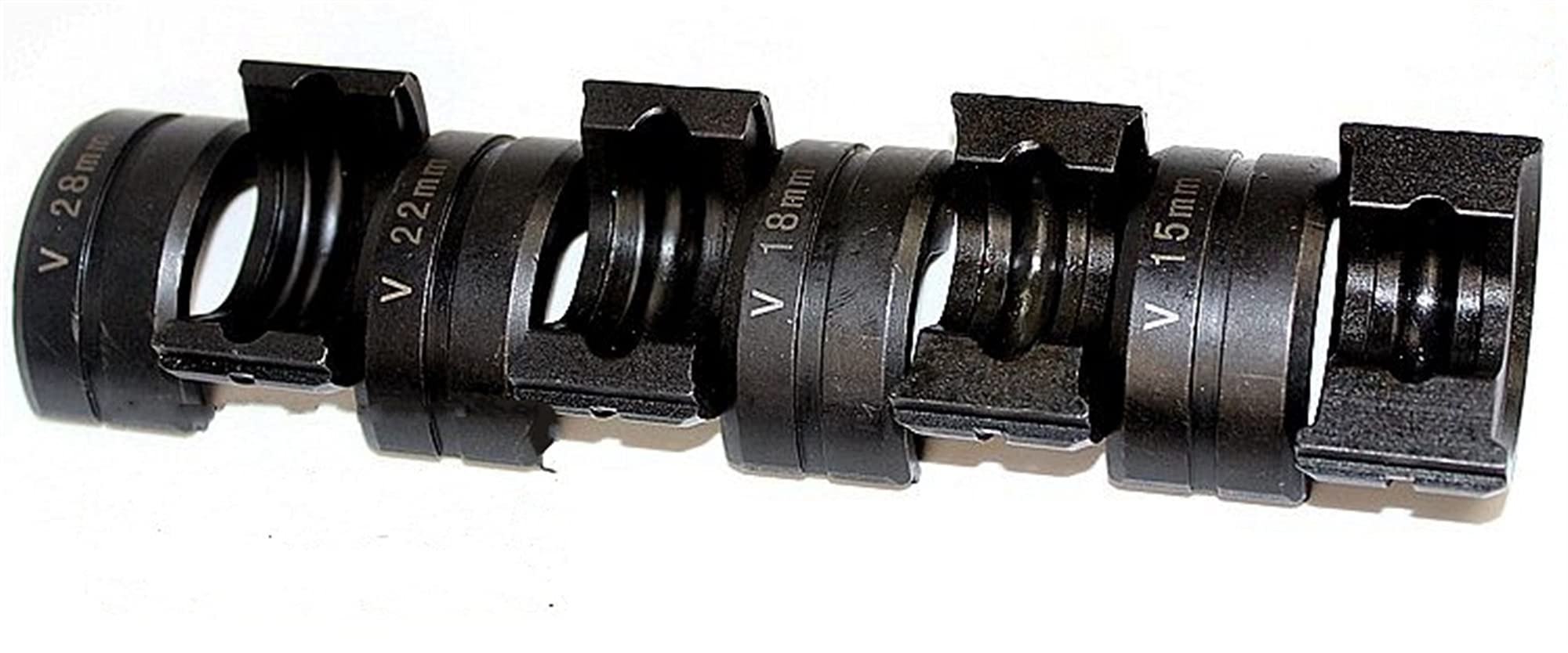 Hydraulic Crimping Tool Kinds of Hydraulic Pipe Crimping Dies, TH, U for Pex Fittings and V, M, VAU, VUS for Copper Fittings(V Dies)