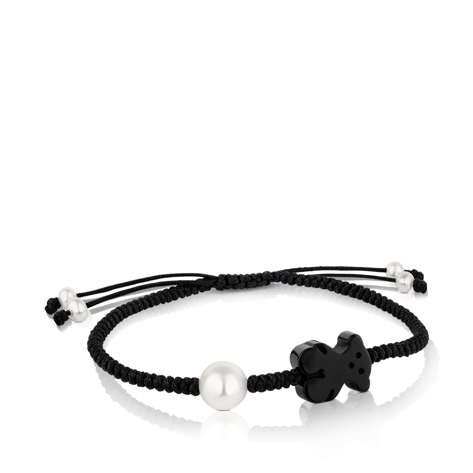 TOUS Pulsera de ónix y perlas para mujer