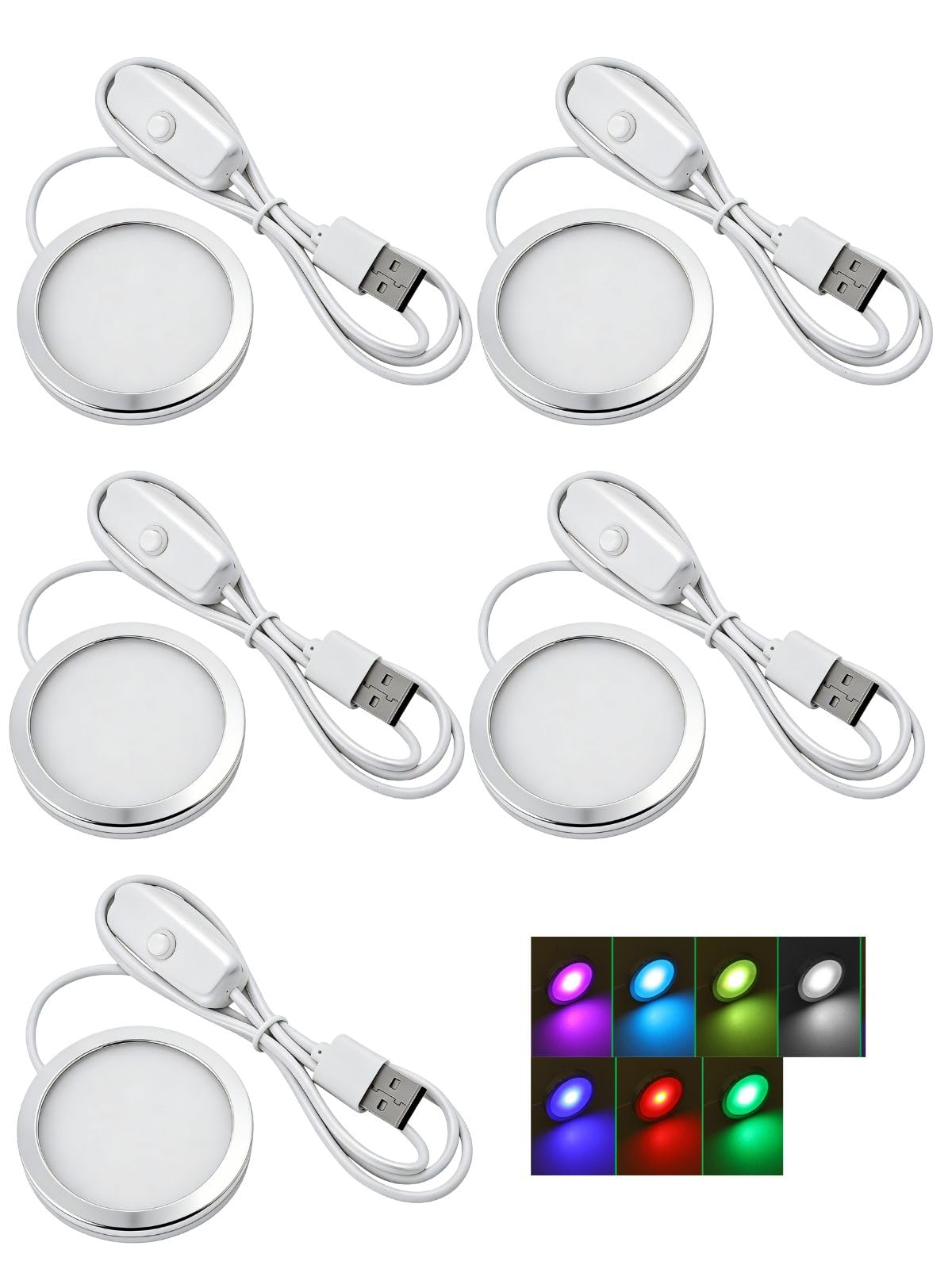 LED Lamp Kit 001 Drie Kleuren voor Bambu Lab Makerworld 3D Gedrukt DIY Hardware Model Onderdelen 5V USB Aangedreven, 3000K Warm Licht (3 STKS LED Lamp Kit 001 Drie Kleuren voor Bambu Lab Makerworld 3D Gedrukt DIY Hardware Model Onderdelen 5V USB Aangedreven, 3000K Warm Licht (3 STKS