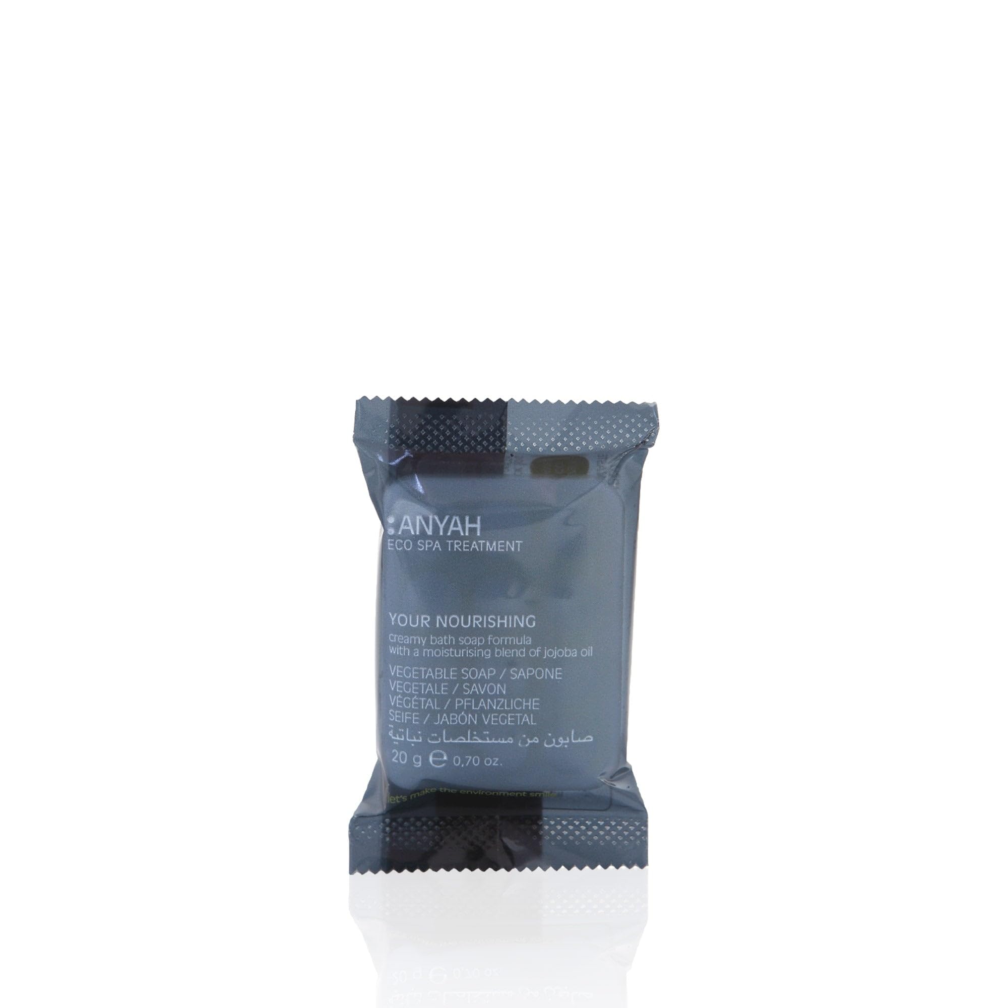 Anyah Massage Vegetable Soap 20 G 300 pack With Jojoba Oil Ecolabel Certified