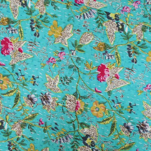 Handicrunch Floral Reversibile Copriletto Stampa