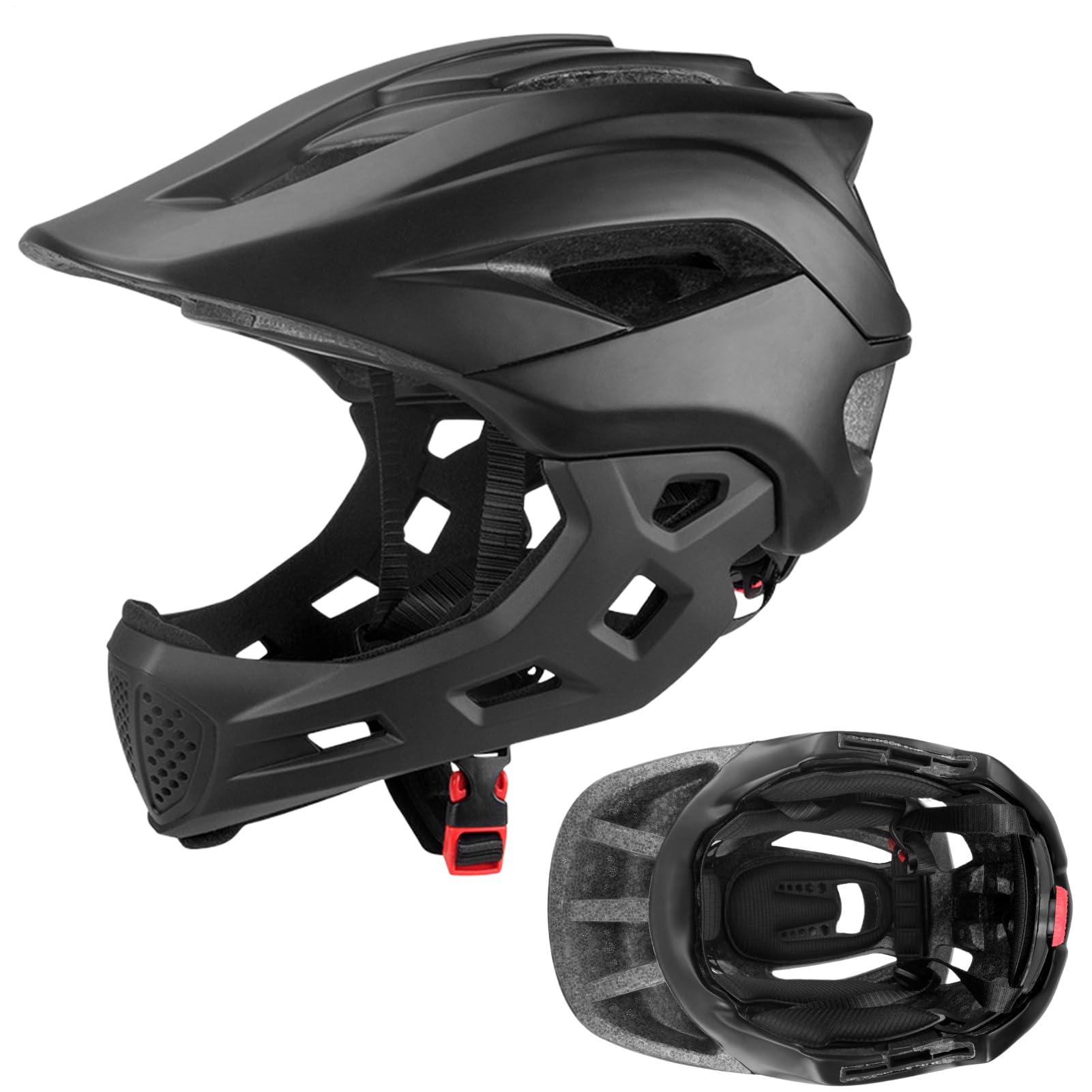 Casco Integrale per Bambini Casco di Protezione per Ragazzi | Protezione Testa per Ciclismo e Pattinaggio con Design Traspirante per Sicurezza