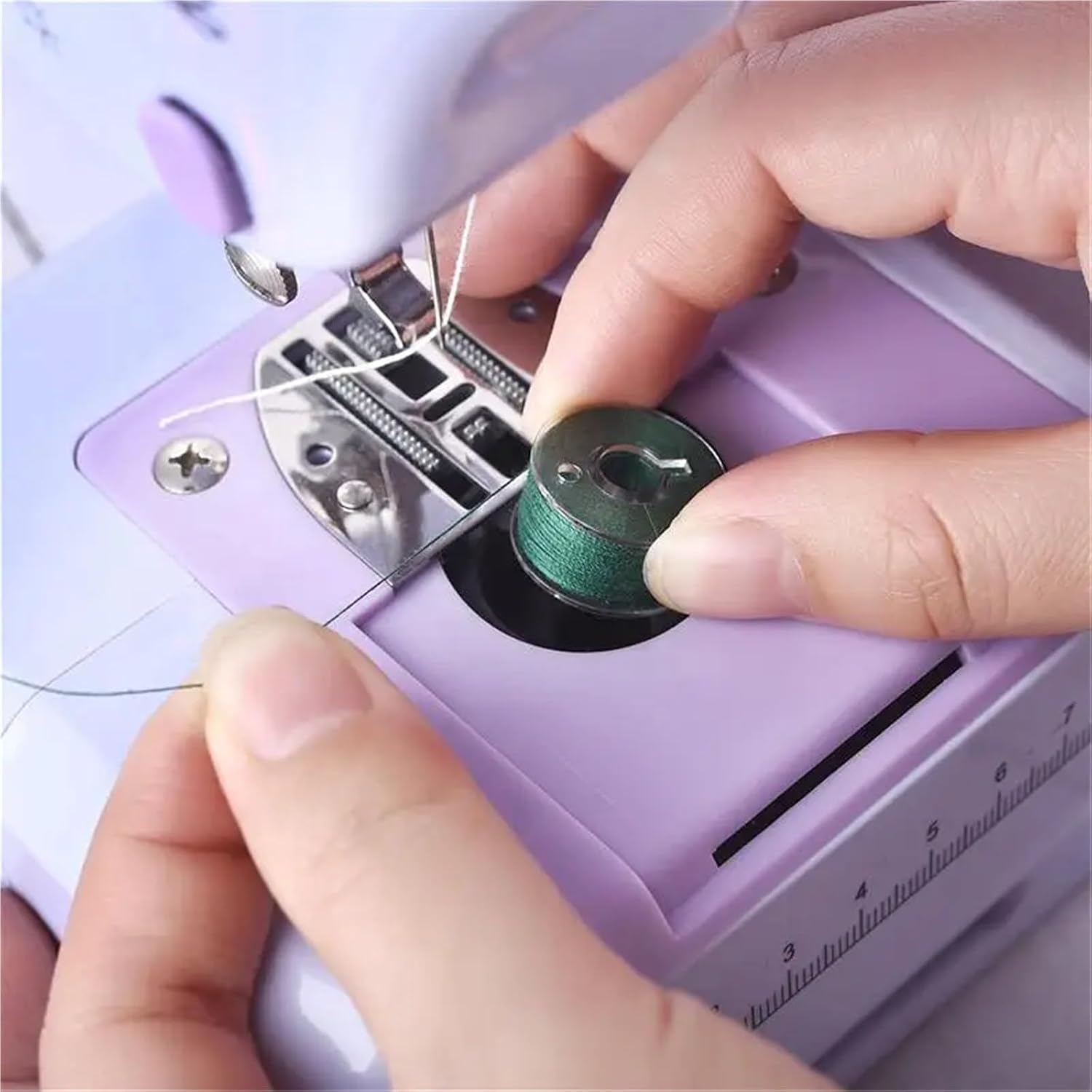 Anenog Sewing Kit for Adults 6Set 20 Colors Set Bobbin Thread Polyester Thread Spools Sewing Machine Bobbins with Storage Box for Embroidery Sewing Accessories