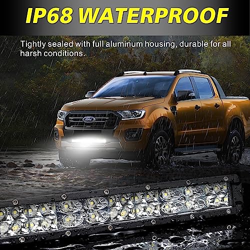 Image of 18 Inch Slim LED Light Bar 144W Spot Flood Combo Off Road Lights