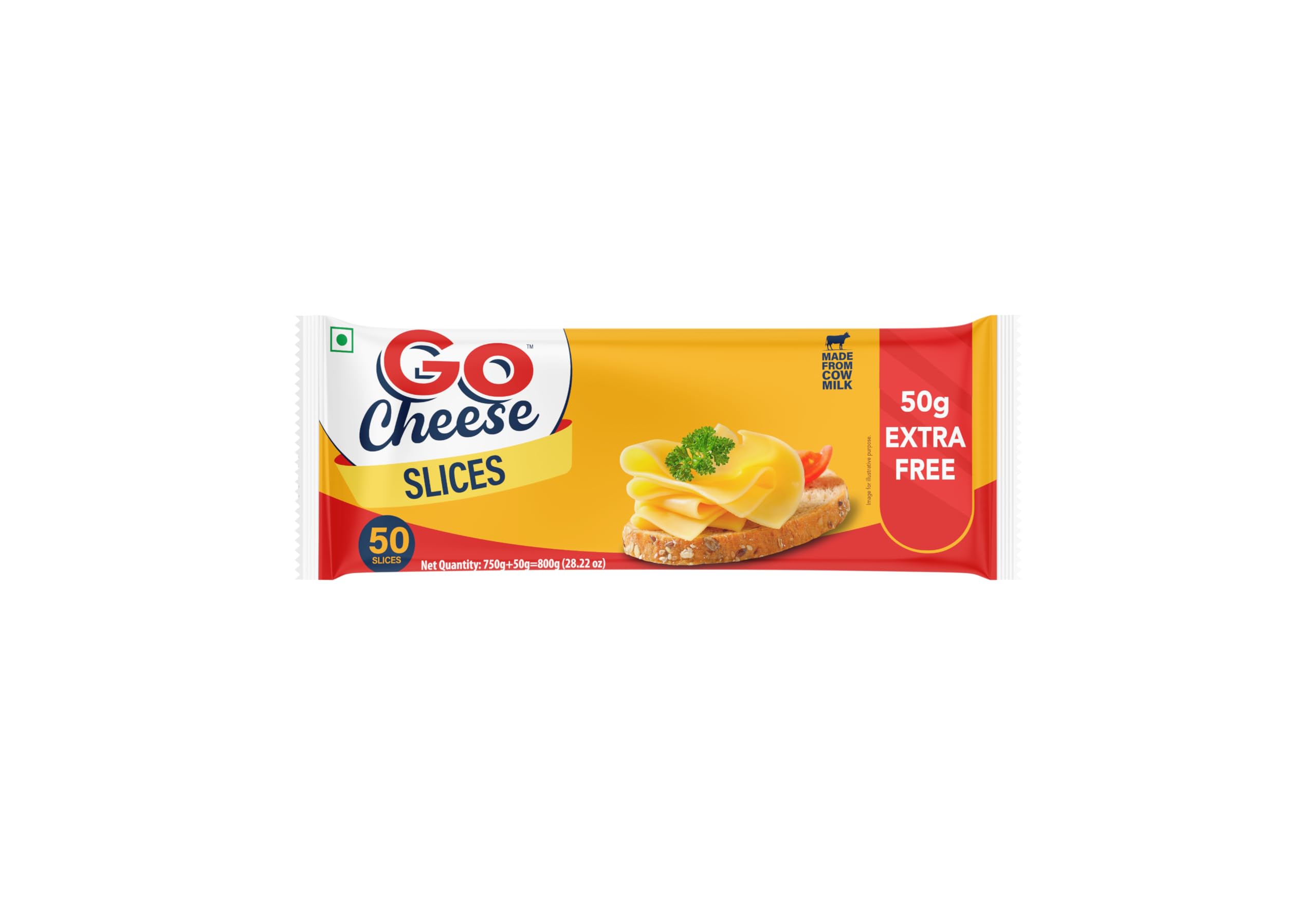 Go Cheese Slice, 750g