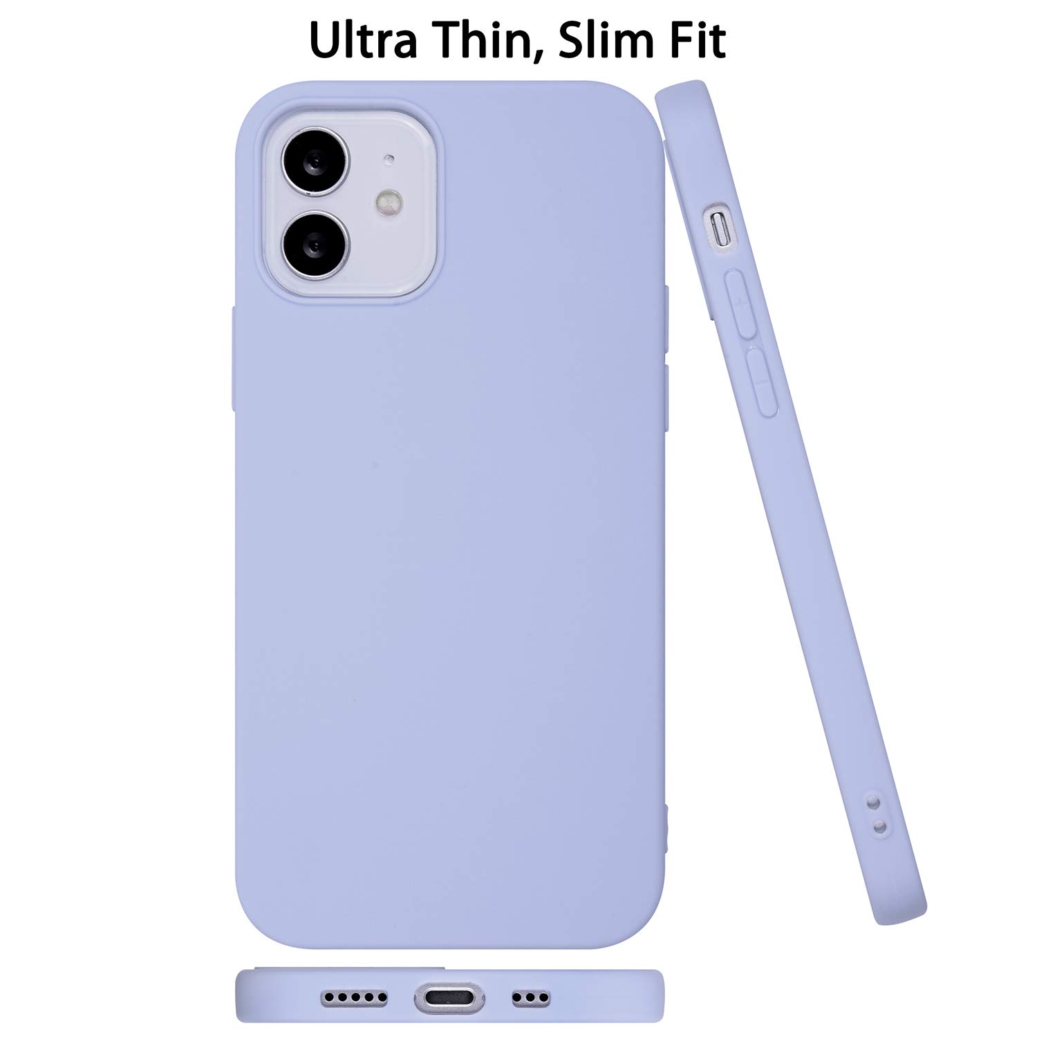 Wisdompro 5 Custodie In Gel Morbido TPU Per IPhone 13 Mini – Colori Vivaci (Giallo, Rosso, Verde, Azzurro, Rosa) + Panno