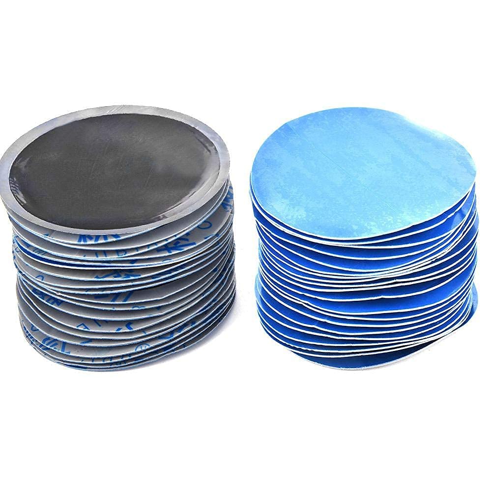 Tire Repair Patch, 100 Pz / scatola 58mm Auto Rotonda In Gomma Naturale Pneumatico Pneumatico Puntura Riparazione Patch Riparazione Rapida Patch Fredda Patch Tubeless