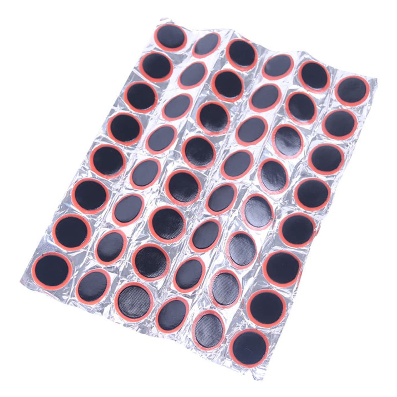 ifundom Bike Patch Kit 48 Pieces 25mm Diameter Patches Easy to Use Rubber Tire Repair Kit