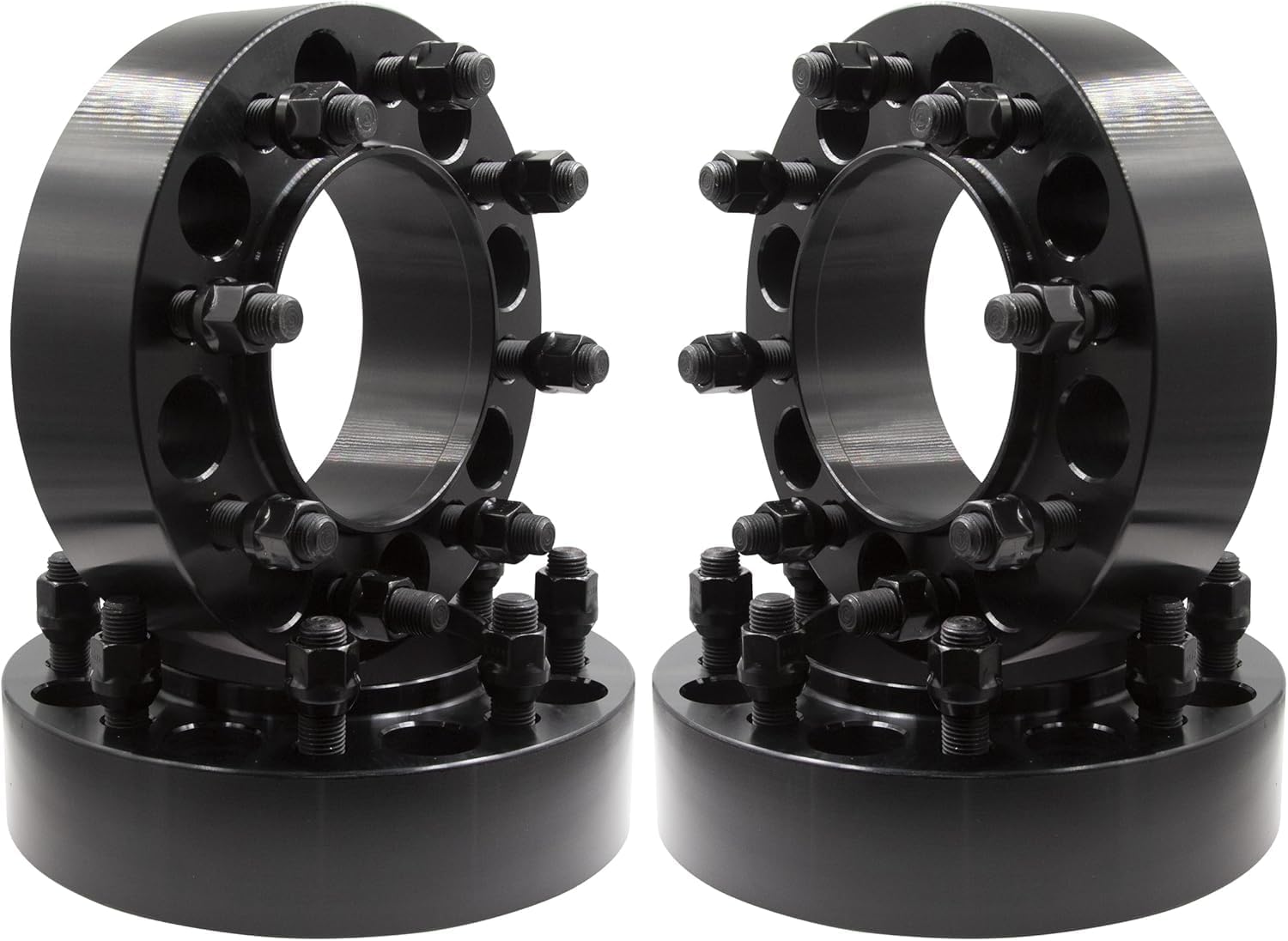 Wheel Accessories Parts 4 Pcs Hub Centric Wheel Spacers 8 on 6.50 8x6.50 2.00 Inch Thick 121.3mm Hub M14x1.5 14x1.5 Thread Stud Fits Ram 2500 3500 Single Rear Wheel Front Wheels Only