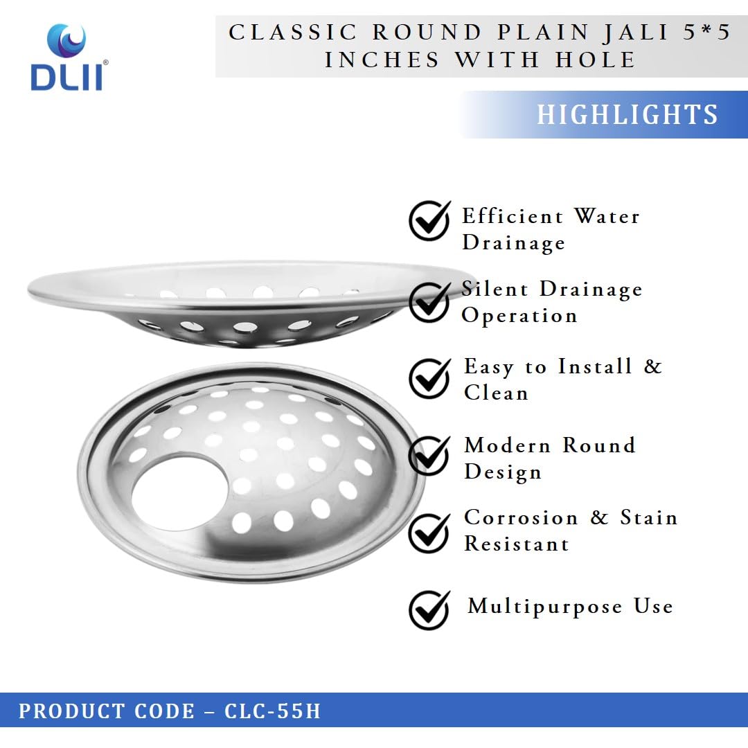 Stainless Steel Drain Cover - Classic Jali -2 Stainless Steel Drain Cover - Classic Jali -2