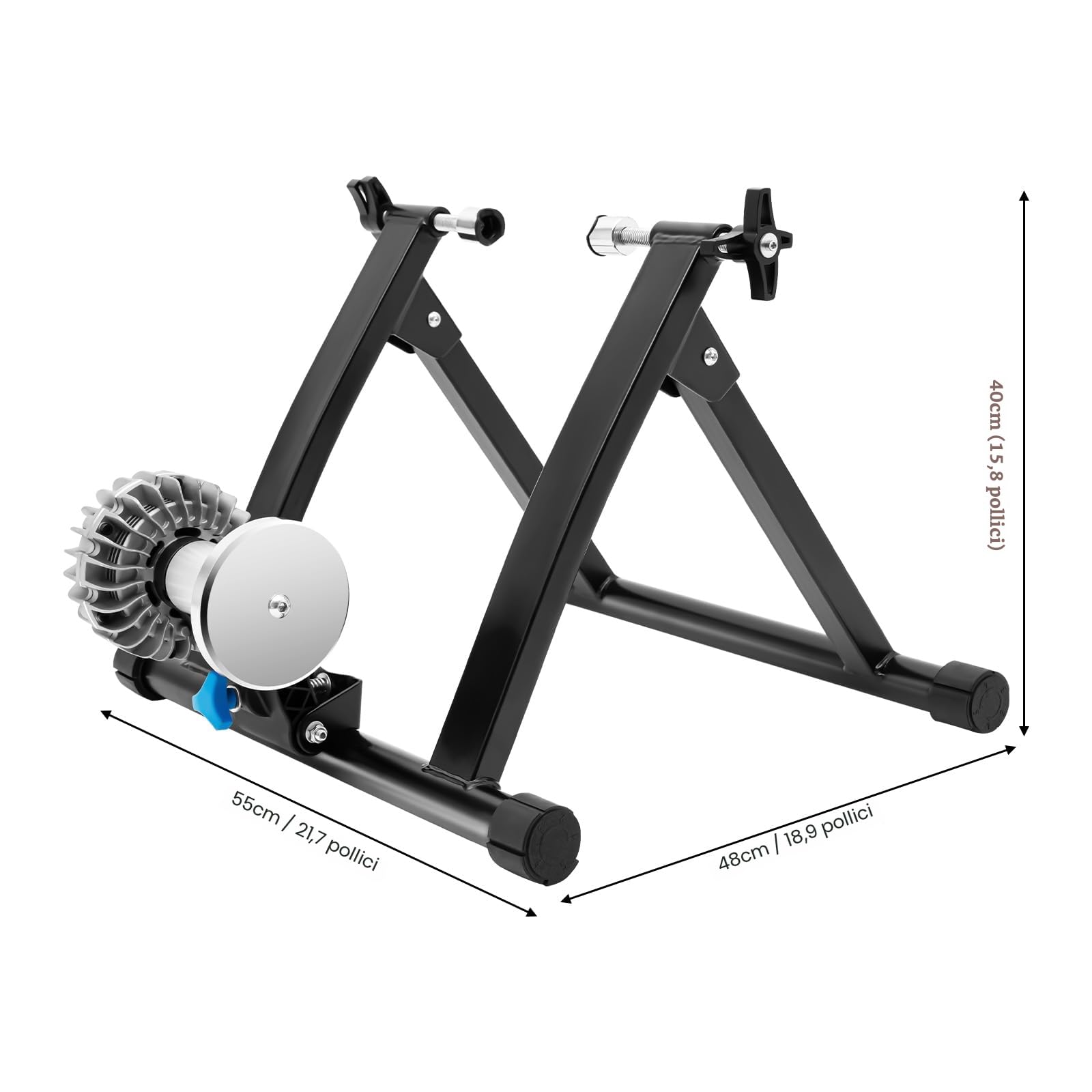Supporto per cyclette, per bici da 26 – 29 pollici e bici da 700 C, 55 x 48 x 40 cm