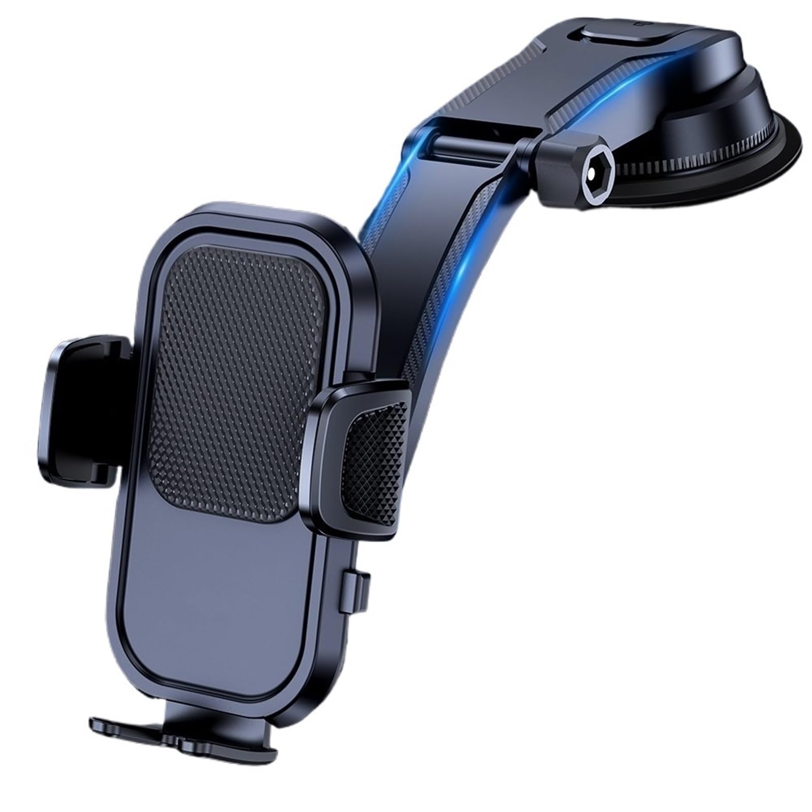 Support Téléphone Universel Voiture D40C, Réglable Montage sur Tableau Bord Horizontal Et Vertical Adapté Aux Voitures Support Telephone Voiture