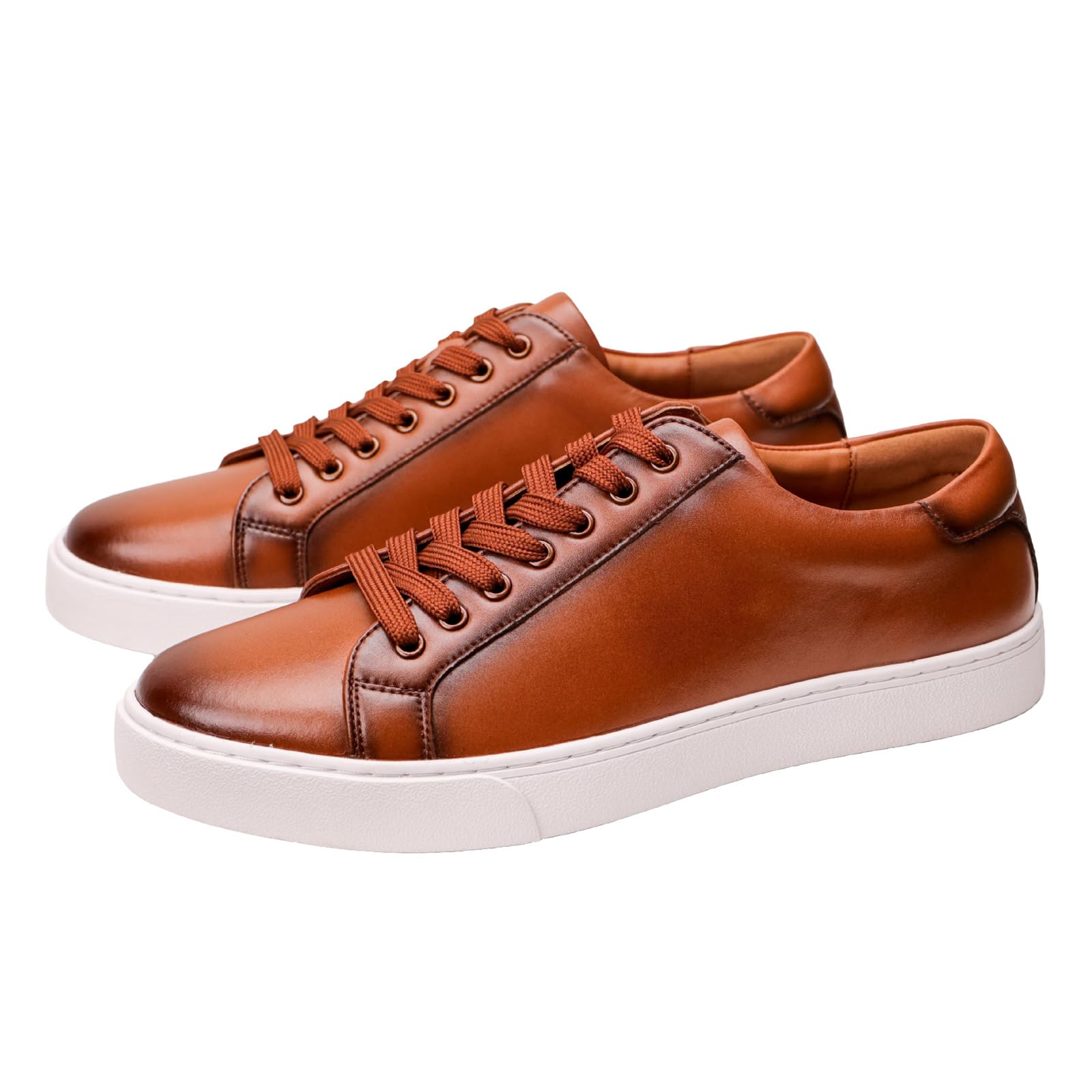 Scarpe da Ginnastica Eleganti da Uomo con Punta Liscia Casual Classiche Stringate da Lavoro Formali da Passeggio