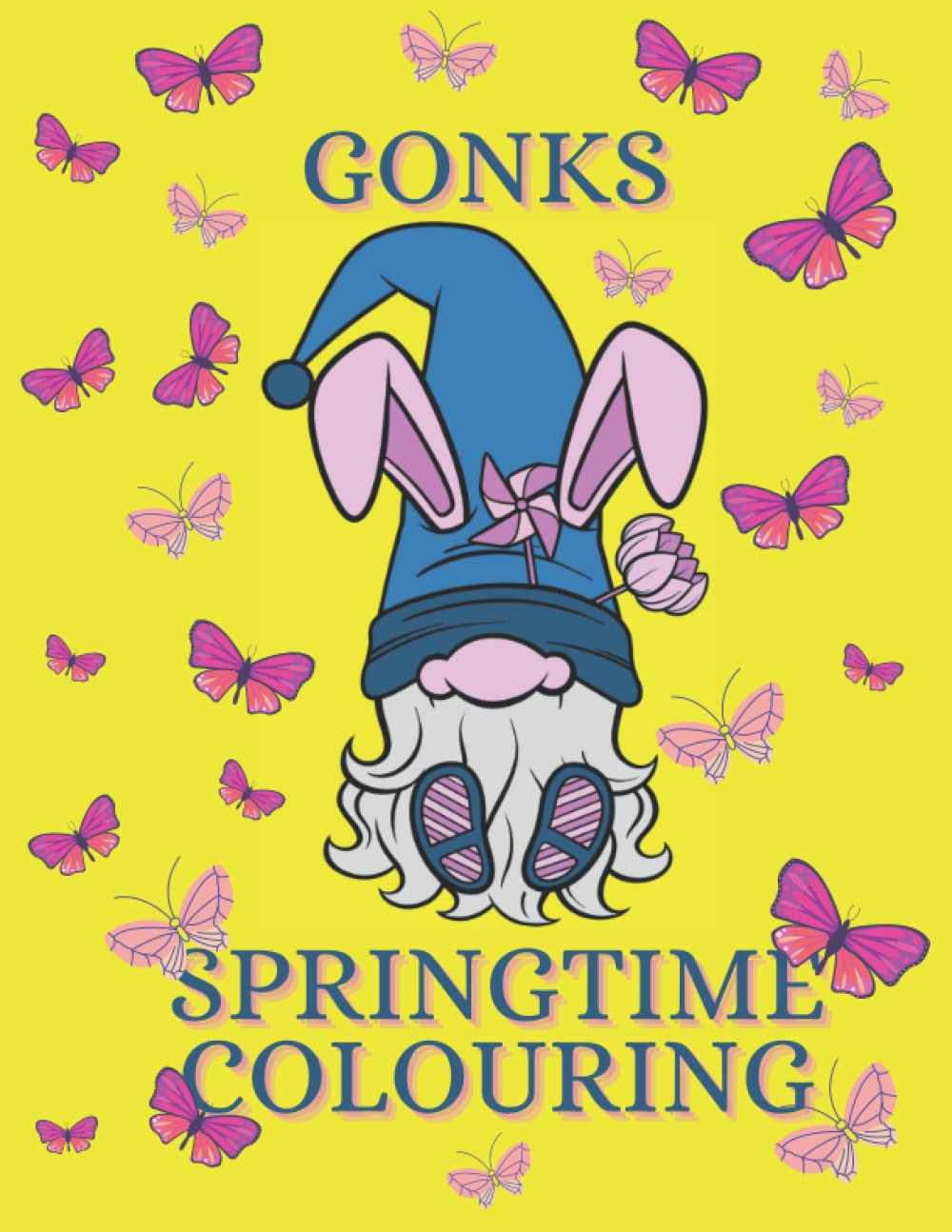 Gonks Springtime Colouring: These super-cute gnomes are back! With flowers and butterflies to celebrate the coming of Spring