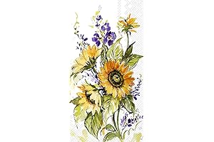 Petite yet Powerful: Boston International's Charming Sunflower Napkins