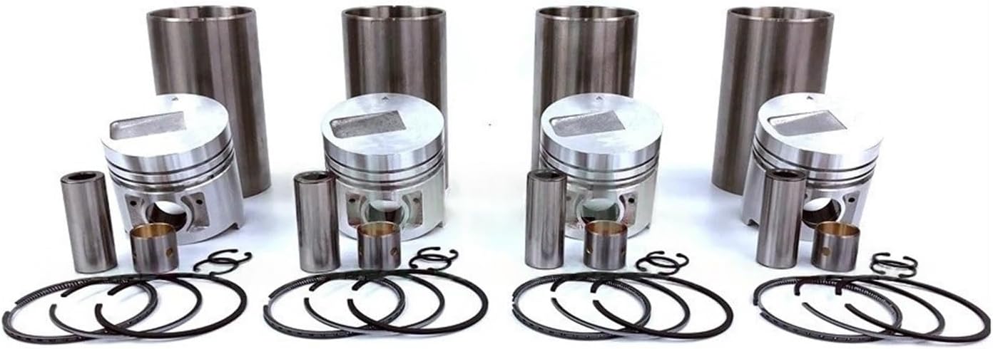 Cylinder Liner Kit Compatible For Mitsubishi S4Q Excavator Engine Parts