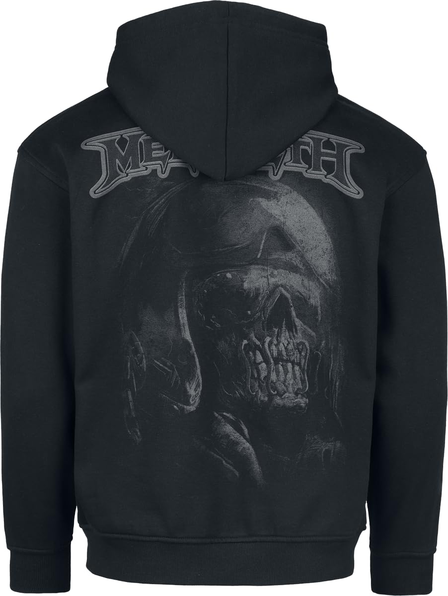 Megadeth Skull Männer Kapuzenpullover schwarz Band-Merch, Bands