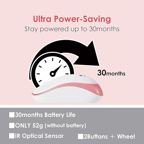 Miniatura 4 de ELECOM Lindo mouse facial, inalámbrico USB de 2.4 GHz, diseño ambidiestro, clic silencioso, ligero, portátil, mouse de computadora azul femenino,