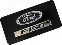 Vista 1 de Au-TOMOTIVE GOLD - Placa de matrícula con doble logotipo para Ford F-150 (negro)