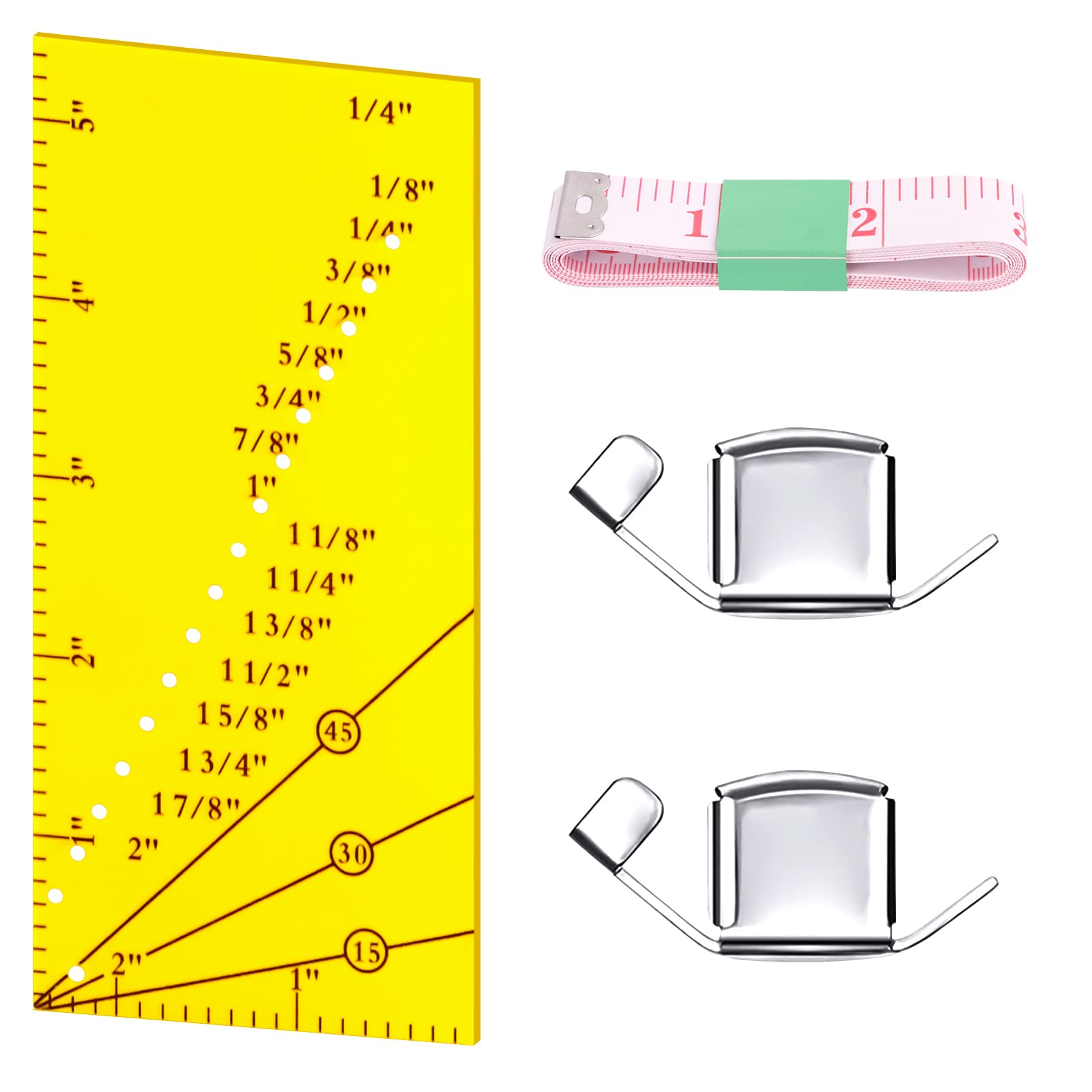 Buy Seam Allowance Ruler and 2 Pack Seam Guide, Sewing Machine