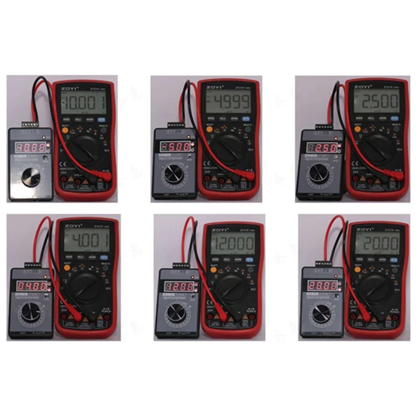 Generador de señal de voltaje digital de 4-20 mA y 0-10 V, transmisor de corriente 0-20 mA (sin batería)