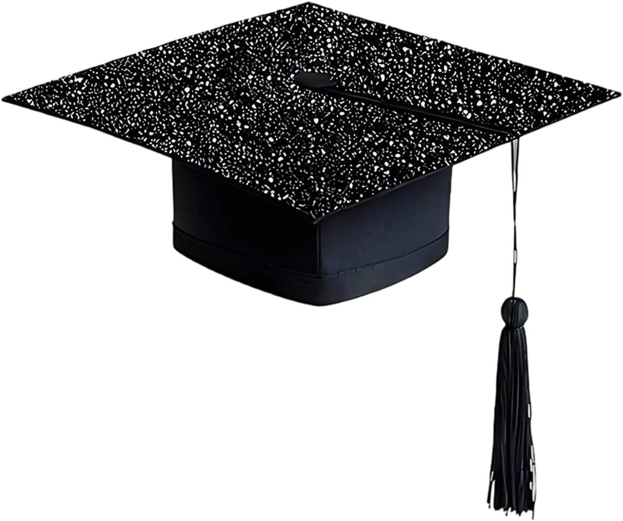 Graduation Hat Decorations - 9.8 x 9.8 Inch Including Construction Paper for Graduation Caps | 2026 Glitter Cardboard Scrapbook Accessories | Ceremony Opening Celebration for Students, Teachers