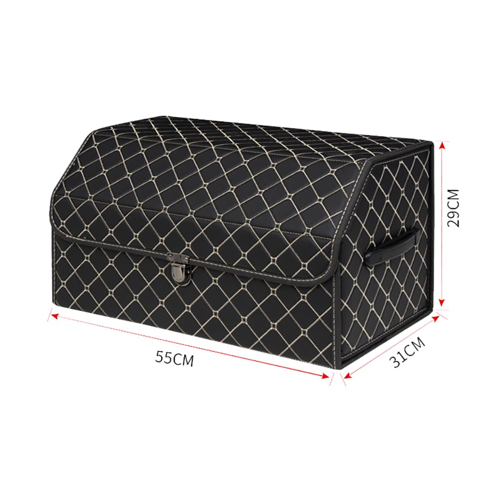 Auto Borse per Bagagliaio Organizer da Bagagliaio organizzatore di valigie Pieghevole Vani e contenitori, per City Accord Fit CRZ Stream Element,C/Black Rice-M