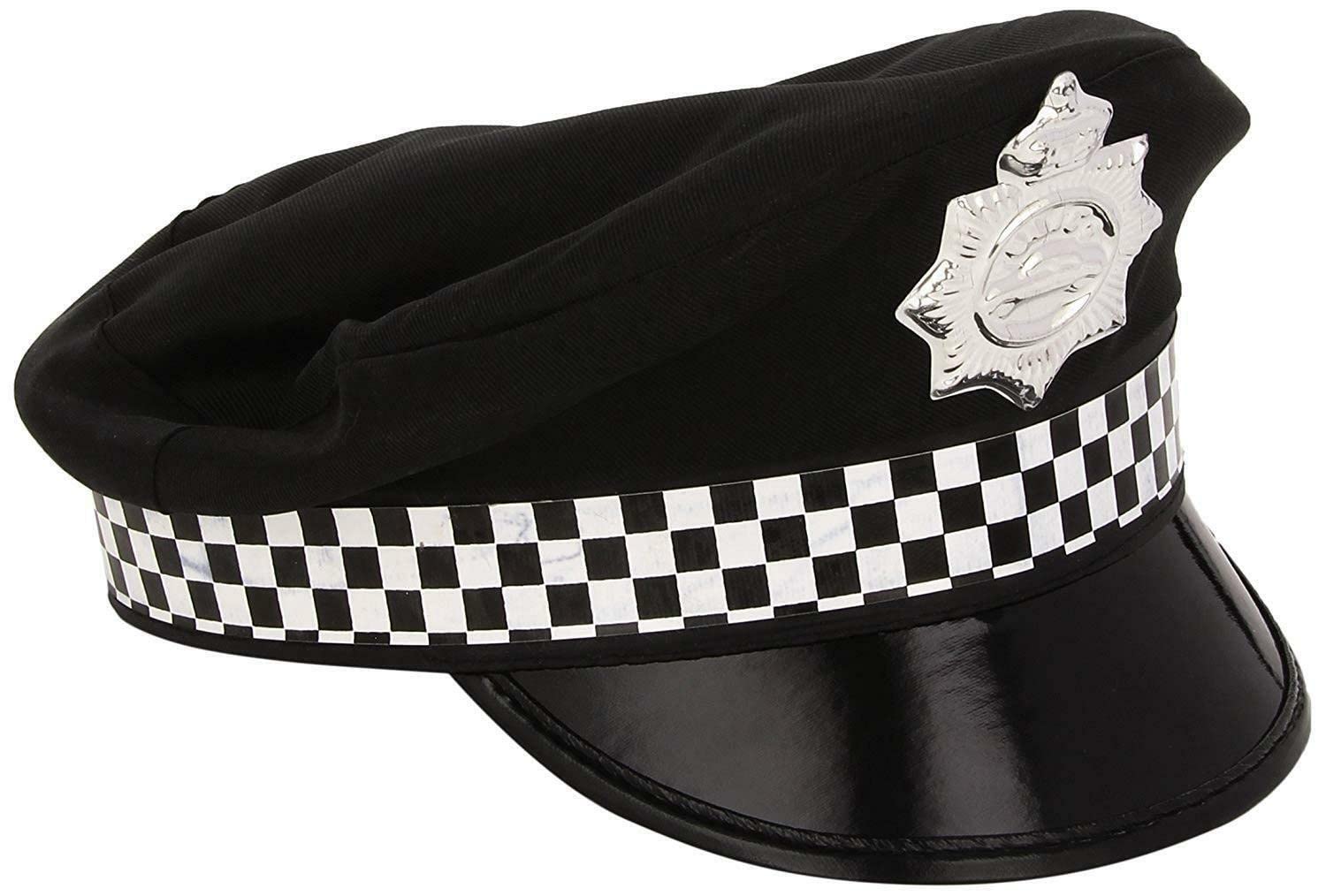 Policeman Adjustable Party Theme Hats Caps & Headwear for Fancy Dress Costumes Accessory