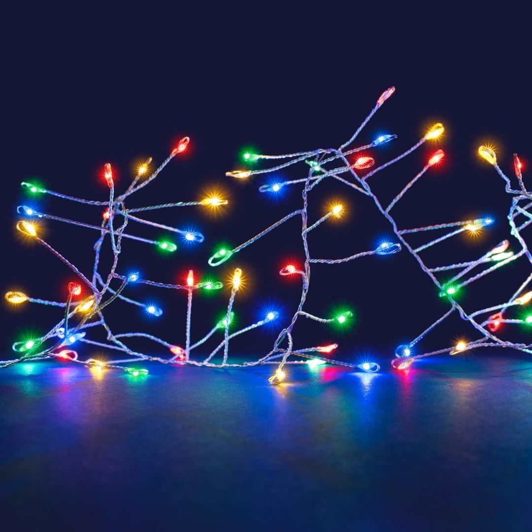 LEALIGHT blachere illumination Guirlande lumineuse MicroLED Grappe - 9m - Intérieur/extérieur (Multicolore)
