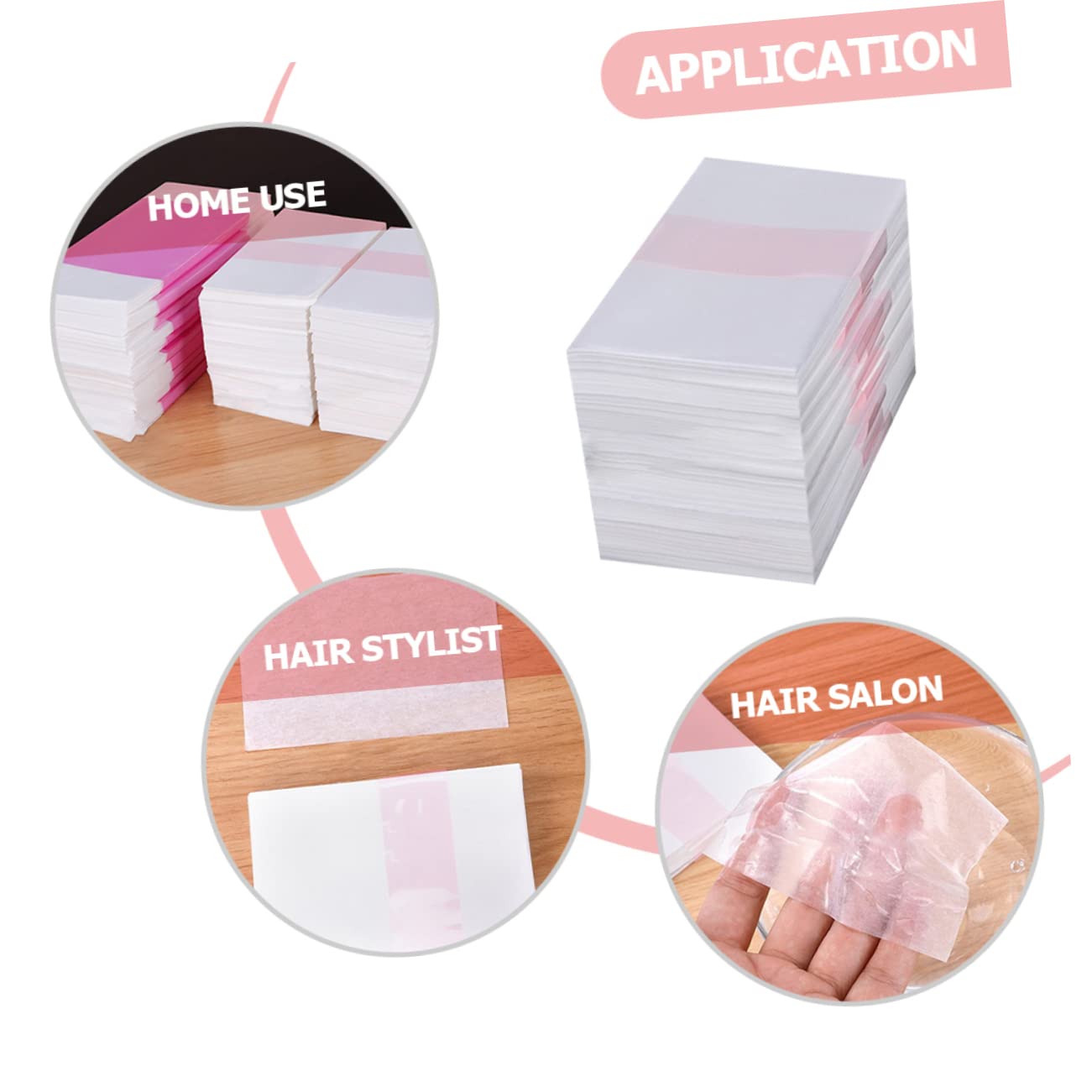 Beaupretty 4000 Sheets Disposable Hair Perm Paper Portable Barber Accessories for Salon Home Hair Perming Tough Fast Curing Easy to Use Hairdressing Supplies
