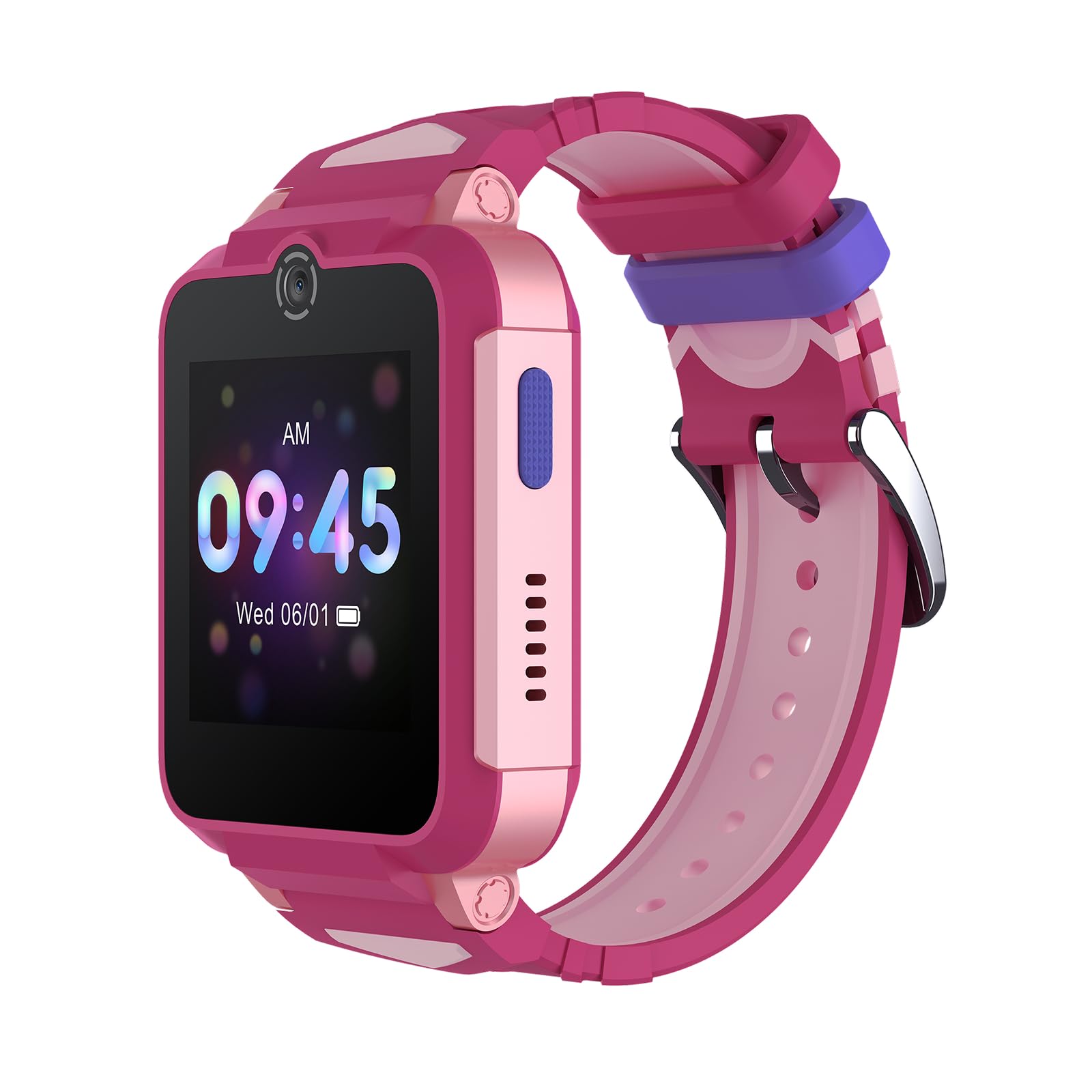 TCL MOVETIME Family Watch 2 - Smartwatch 4G per bambini, GPS, videochiamate, monitoraggio dell'attività fisica, rosa