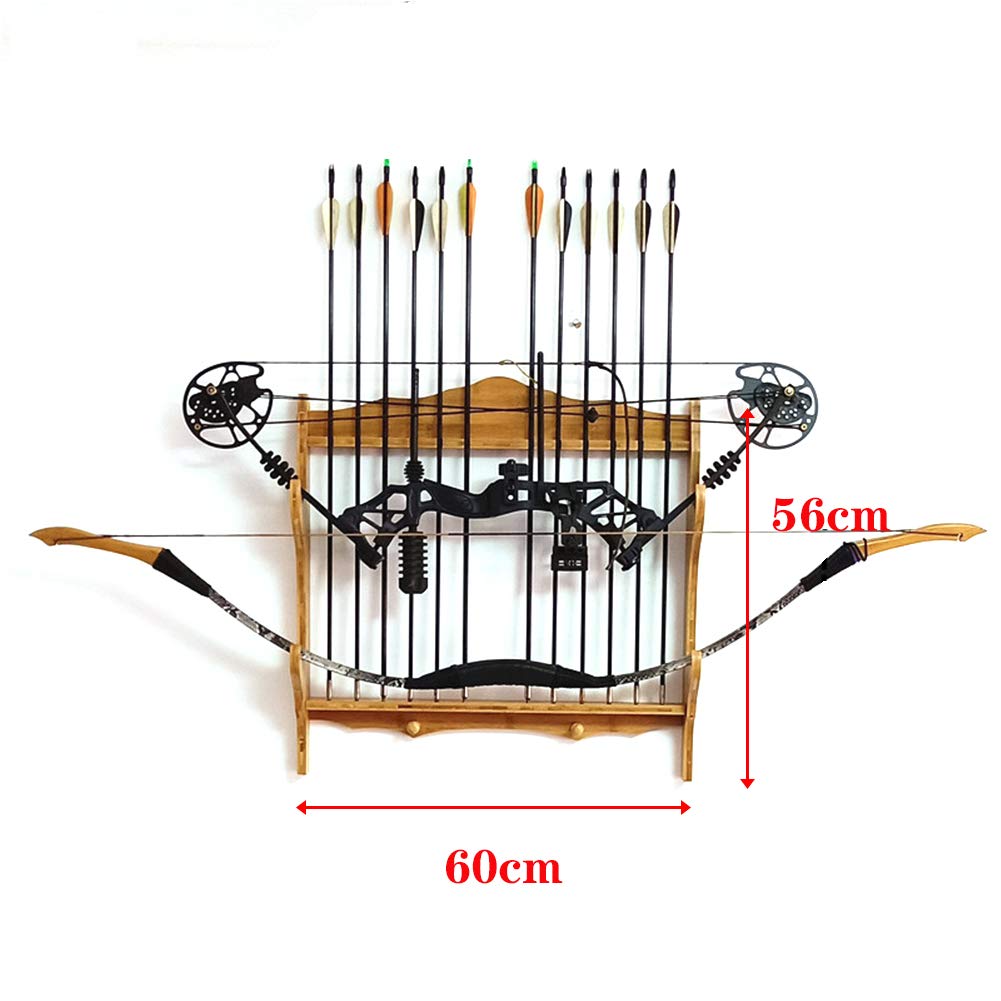 Schwertständer Wandhalterung Bambus - 1-6 Ebenen Für Bögen Und Pfeile