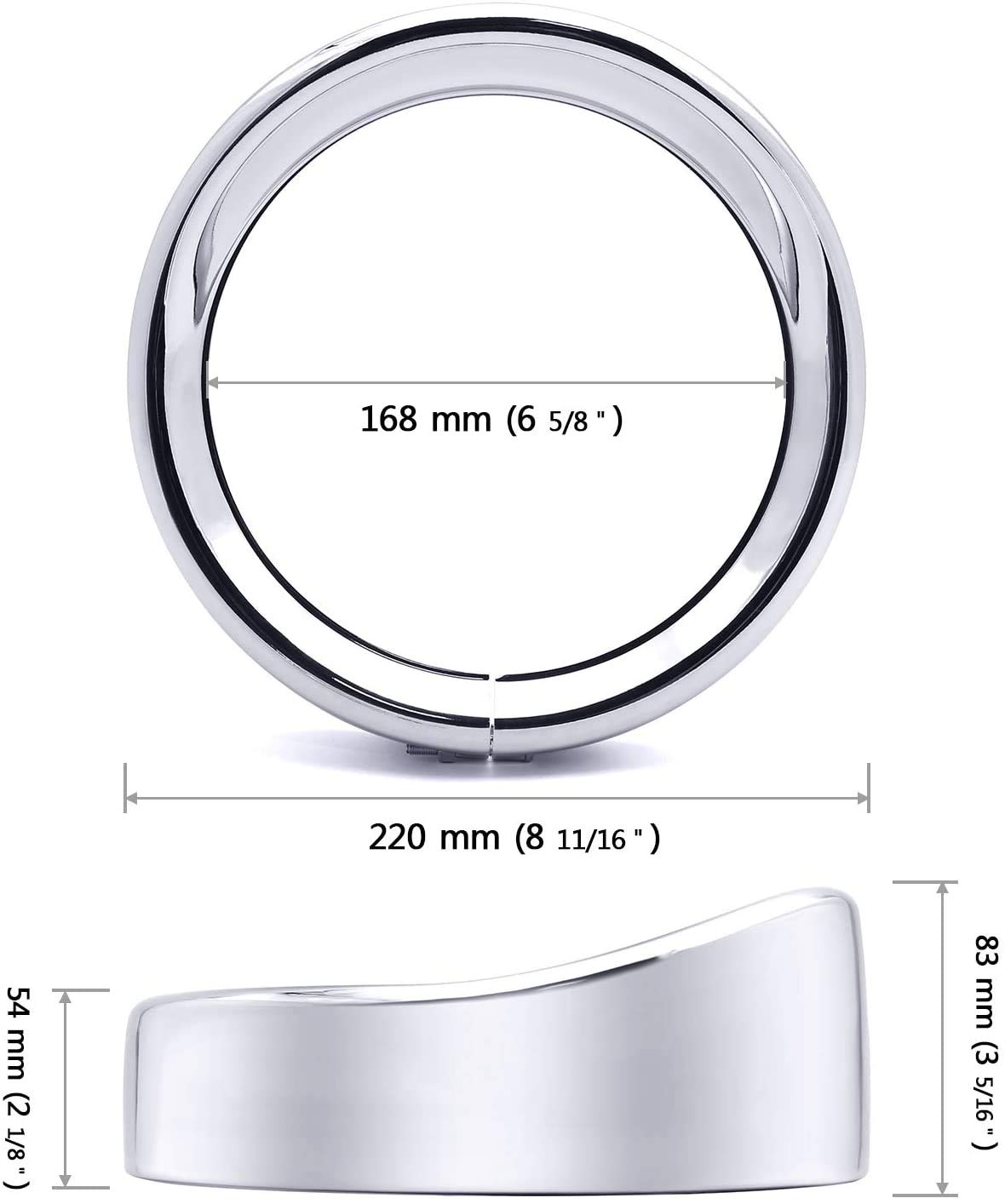 Amazon | 7インチ ヘッドライト 補助トリムリング LEDフォグランプ 用