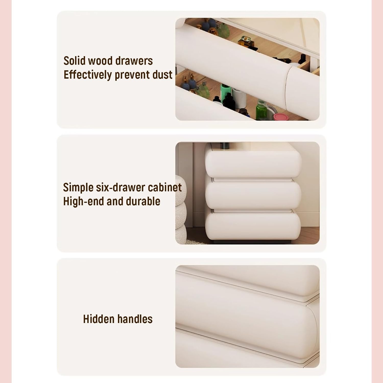 Vanity Desk with Mirror,Telescopic Dresser with 8 Drawers and 1Chair,3 Lighting Modes,Makeup Vanity Table Lots Storage,Gifts for Girls(A,Pink_100CM)